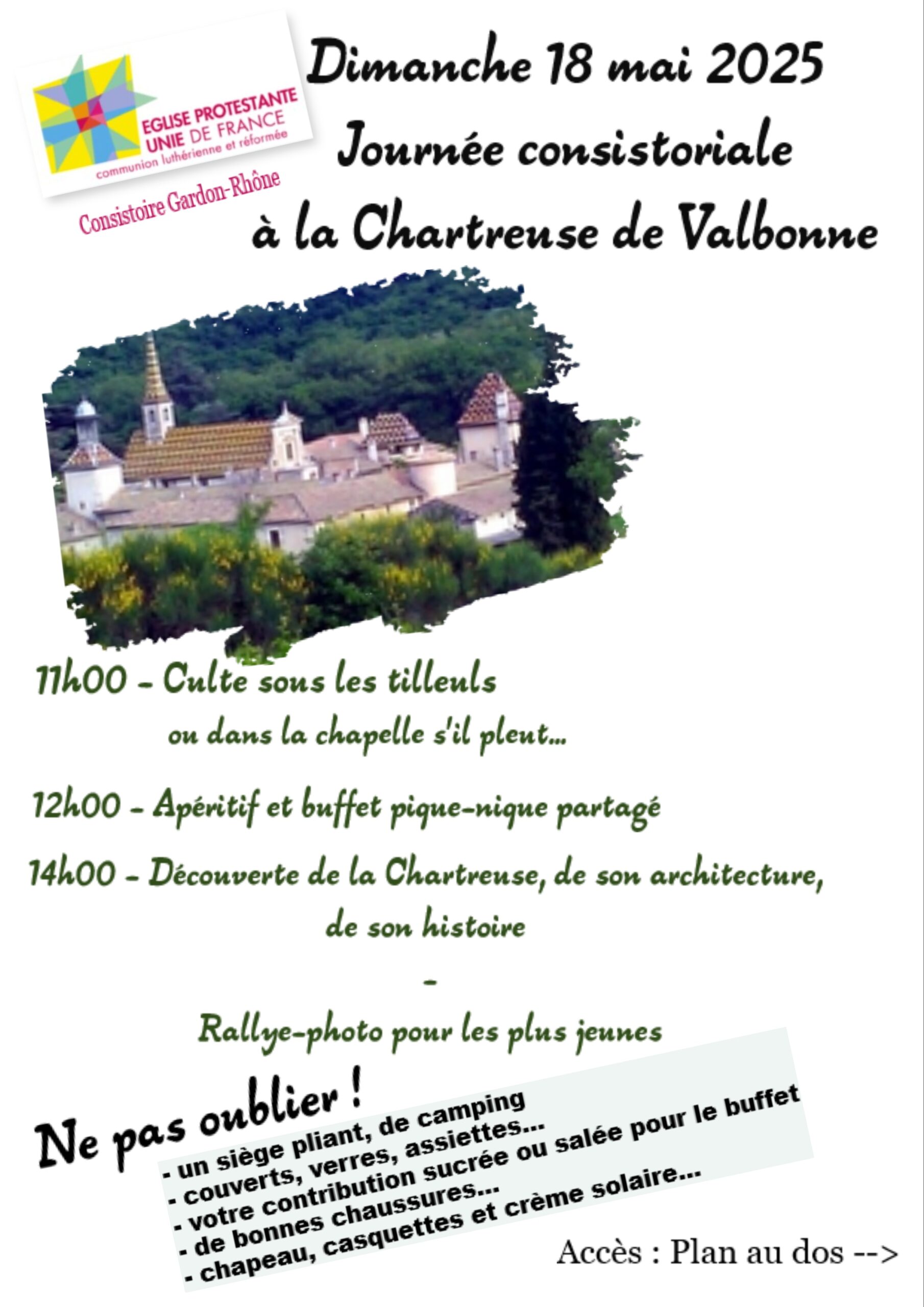 Invitation journée du consistoire